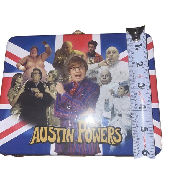 Austin Powers Collectible Tin Lunchbox With Union Jack Design - Picture 9 of 15